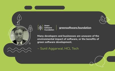 Cost Savings a Key Driver for Green Software Adoption - Meet Sunil Aggarwal, Sr. Vice President at HCLTech
